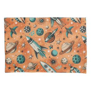 Vintage Spacecraft Rocket ships Pattern - Cosmos(5
