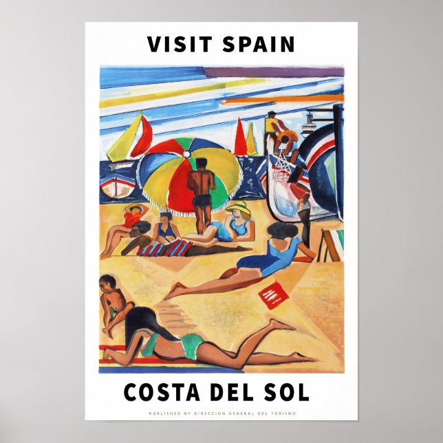 Vintage Spain Travel Poster (Frente)