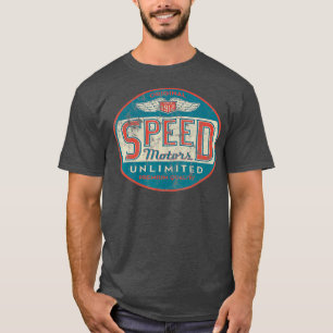 Vintage Speed Camisas em apuros motorizados mulher