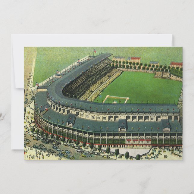 Vintage Sports Baseball Stadium, Vista Aérea (Frente)