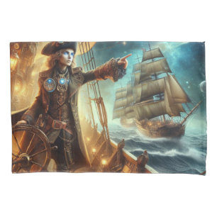 Vintage Steampunk Vintage Pirata Espacial do Ocean