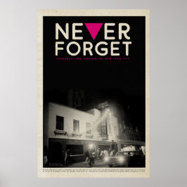 Vintage Stonewall Inn Nunca Esquece Poster