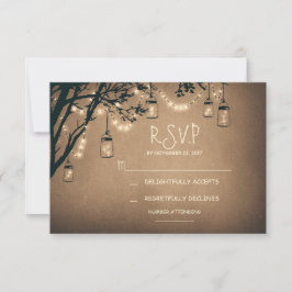 vintage string light e mason jars RSVP