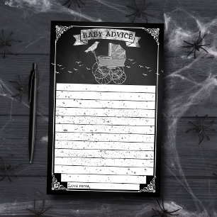 Vintage Stroller Halloween - Conselhos de Chá de 