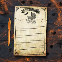 Vintage Stroller Halloween - Conselhos de Chá de f