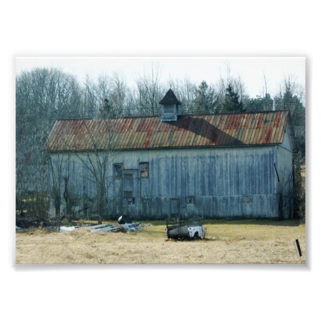 Vintage Structure 7x5 Fotografia Impressão (Frente)