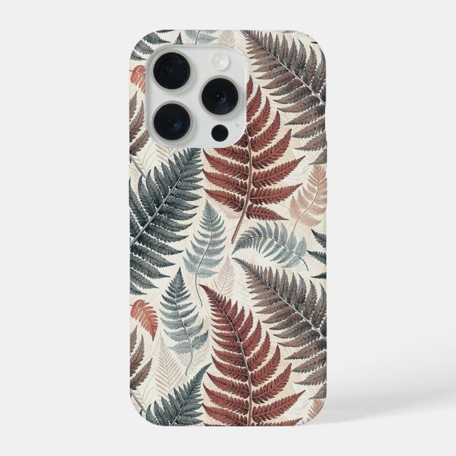 Vintage-style botanical fern leaves (Verso)