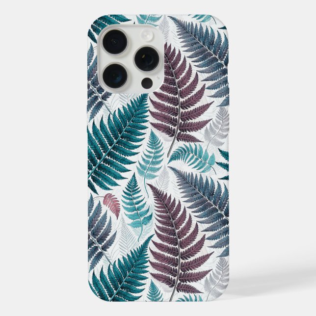 Vintage-style botanical fern leaves (Verso)