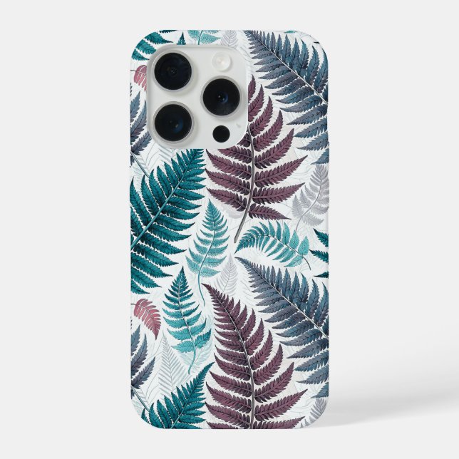 Vintage-style botanical fern leaves (Verso)