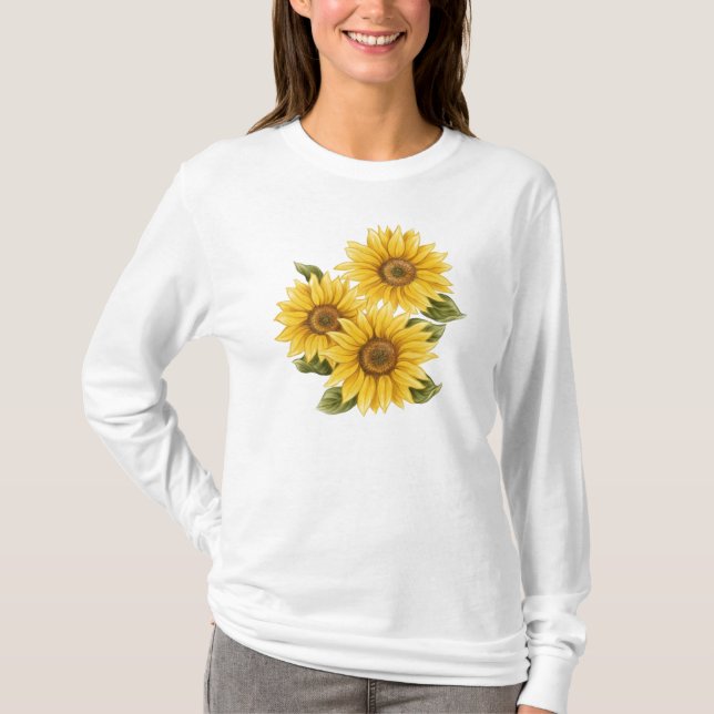 Vintage Sunflower T-Shirt (Frente)