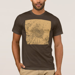 Vintage Sunflower trabalho de arte nº 2 T-shirt