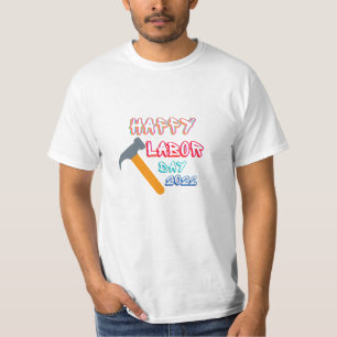 Vintage T-Shirt feliz dia de trabalho