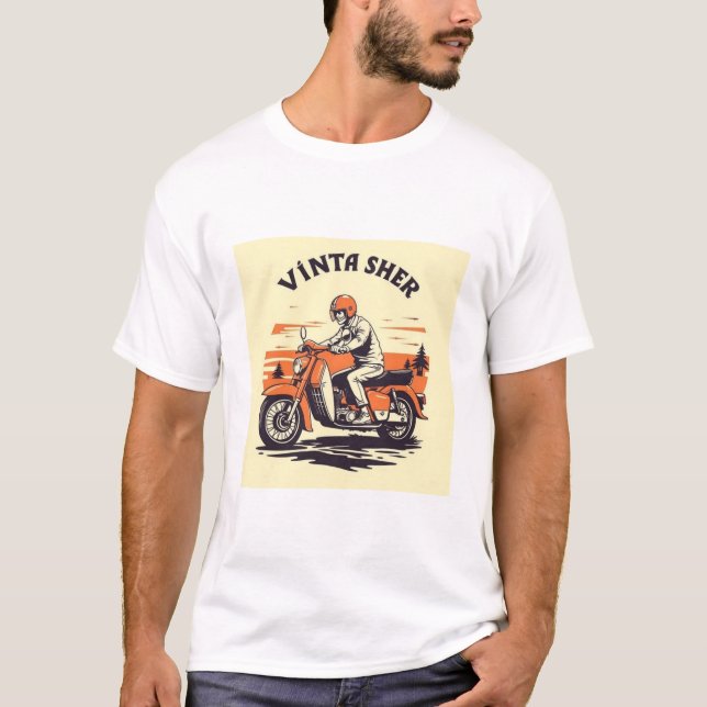 Vintage, t-shirt retrô (Frente)
