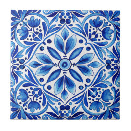 Vintage Talavera Azulejo azulejos azuis favores de