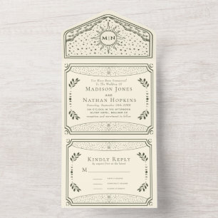 Vintage Tarot Gothic Wedding All-in-One Conite
