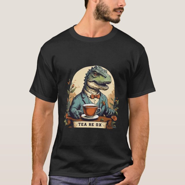 Vintage Tea-Rex Elegance T-shirt (Frente)