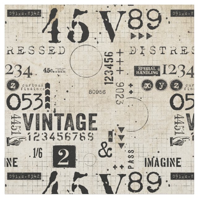 Vintage - Tecido de padrão sem descontinuidades do (Detalhe)