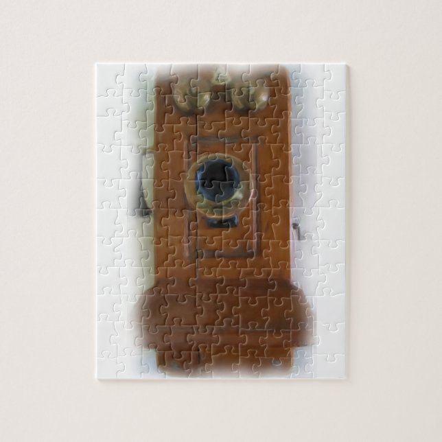 Vintage Telephone Quebra-cabeça (Vertical)