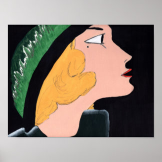 Vintage Tem O Poster De Olhar