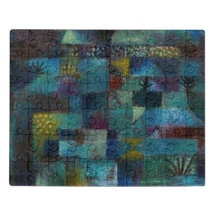 Vintage Terraced Garden (1920) por Paul Klee