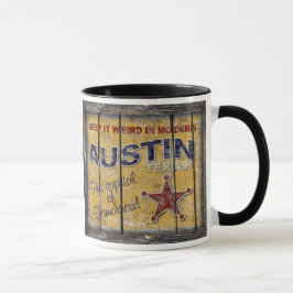 Vintage Texas - caneca de Austin