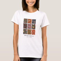 "Vintage Textiles" | t-shirt design dos anos 1800