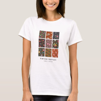 "Vintage Textiles" | t-shirt design dos anos 1800