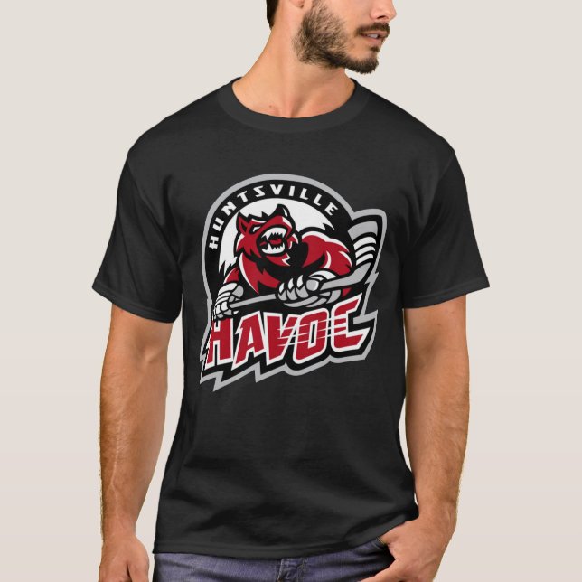 Vintage The Huntsville Havoc Logo T-Shirt (Frente)