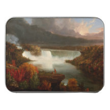 Vintage Thomas Cole Distante Vista das Cataratas d