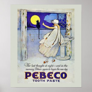 Vintage Toothpaste Poster