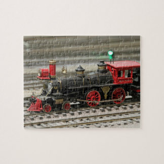 Vintage Train on Tracks Jigserra Quebra-cabeça