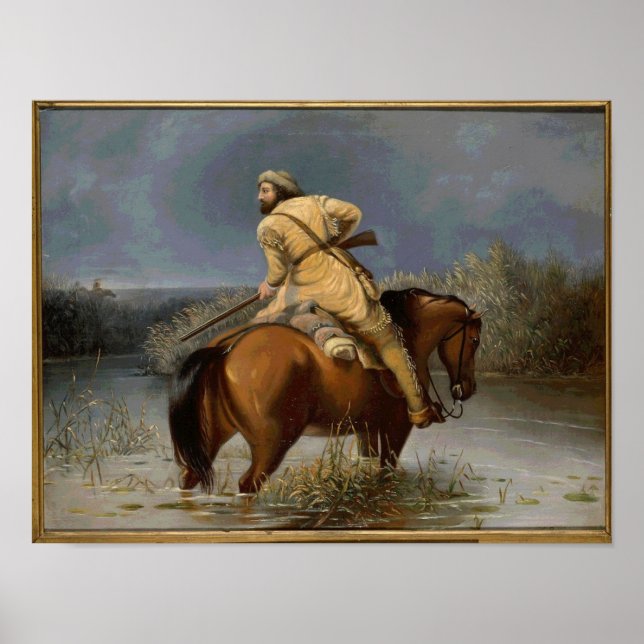 Vintage Trapper Poster (Frente)