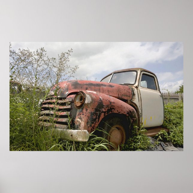 Vintage Truck Poster (Frente)