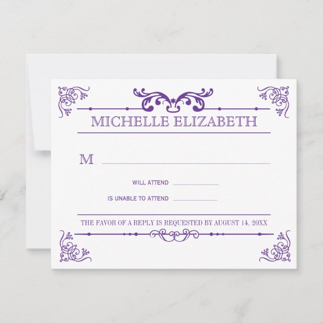 Vintage Typografia Bar-Bat Mitzvah Resposta (Frente)