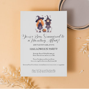 Vintage Typografia Festa de Halloween Convite