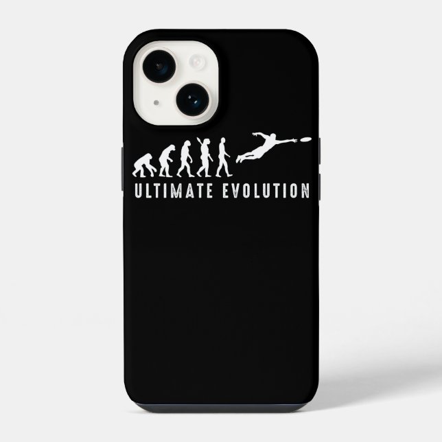 Vintage Ultimate Frisbee Sport Evolution (Verso)