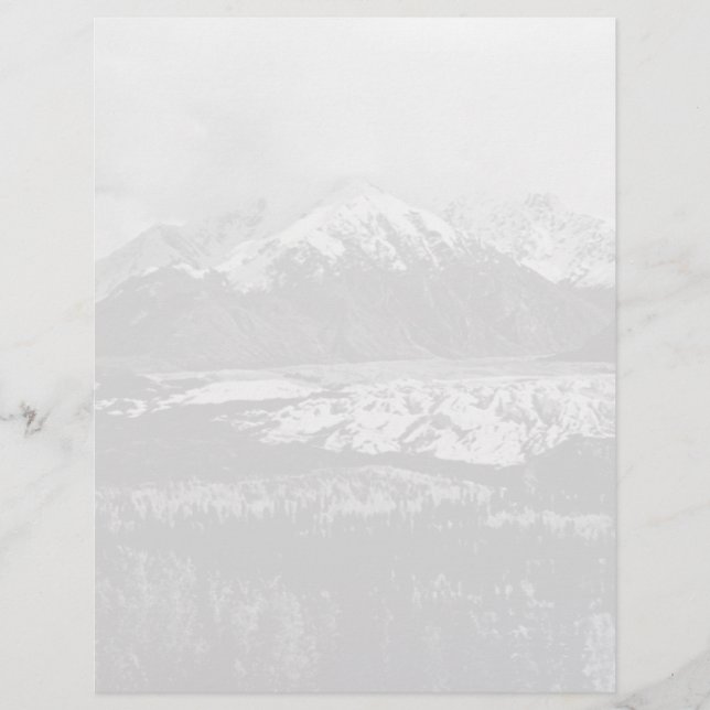 Vintage USA Alaska Matanuska glaciar (Frente)