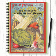 Vintage Vegetable Seed Catalog Personalizado Spira