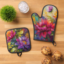 Vintage Vibrant Floral Painting