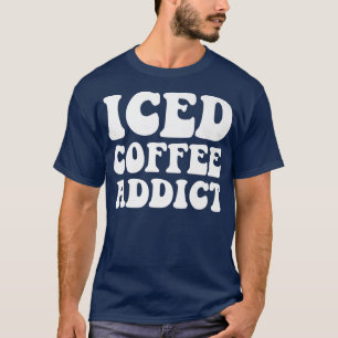 Vintage, Viciado em Café para Camisa Lover-T de Ca