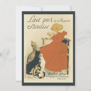 Vintage Victorian Art Nouveau, Garota com Gatos Le