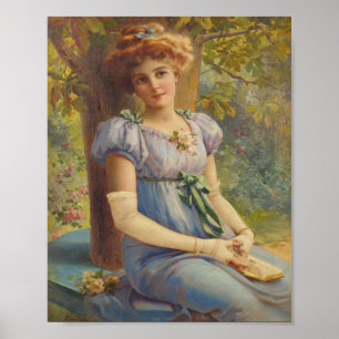 Vintage Victorian Art Poster