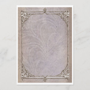 Vintage Victorian Border convite