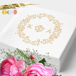 Vintage Victorian Monographic Casamento Dourado
