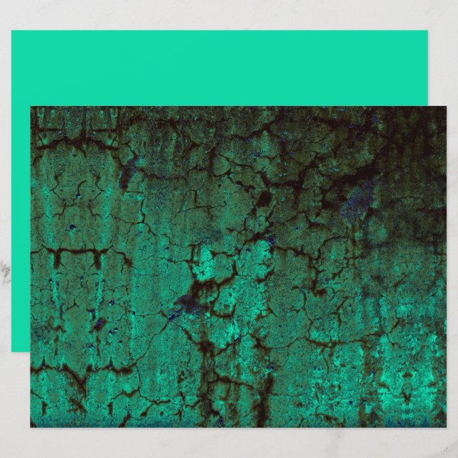 Vintage - Vintage Antique Neon Green Texge (Frente/Verso)