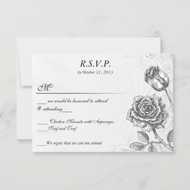 Vintage Vintage Rosa RSVP - (Frente)