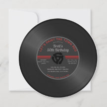 Vintage Vinyl Record Birthday Invent - Retro M