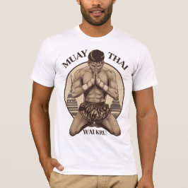 Vintage Wai Kru T-Shirt | Retro Muay Thai Art Deco