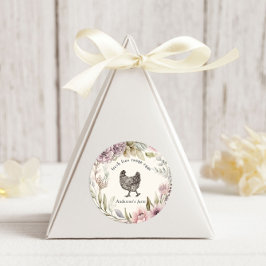 Vintage Watercolor - Floral Round - Etiqueta da Ca