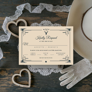 Vintage Western Cowboy Country Meal Wedal RSVP